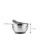 Grandchef 428600 Bowl with Lid &ndash; 18 cm Diameter, 1.5 L, Durable &amp; Practical