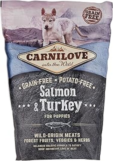 Carnilove Salmon &amp; Turkey for Large Breed Puppies 1.5kg