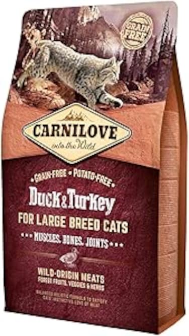 Carnilove Duck &amp; Turkey for Large Breed Adult Cats 2kg