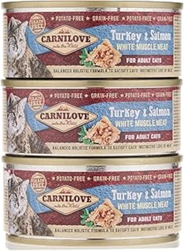 Carnilove Turkey &amp; Salmon for Adult Cats (Wet Food Cans) 100g - Pack of 12