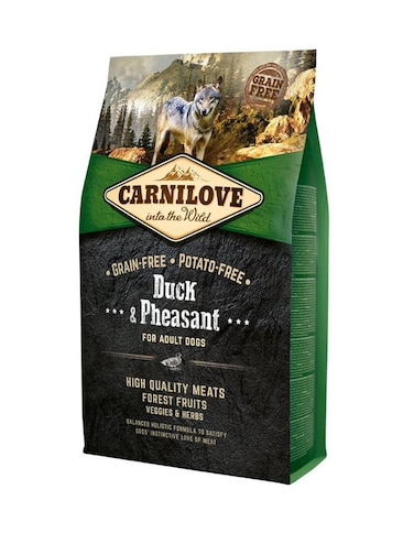 Carnilove Duck &amp; Pheasant for Adult Dogs 4kg &ndash; Grain-Free, Complete Dog Food for Strong Bones &amp; Healthy Joints