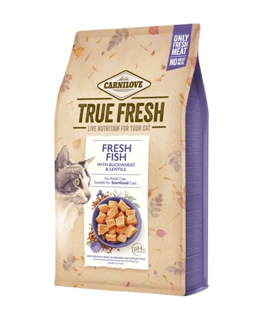 Carnilove True Fresh Fish for Adult Cats 4.8kg   Grain-Free Fresh Fish Cat Food