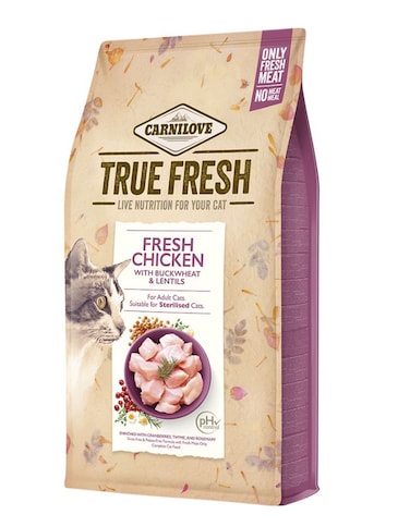 Carnilove Adult Cat Food True Fresh Chicken 1.8kg   Nutrient-Rich &amp; Grain-Free