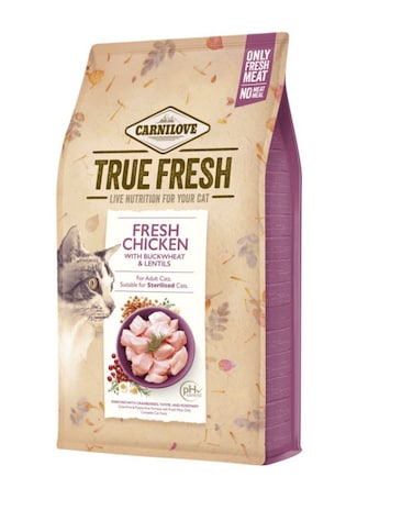 Carnilove True Fresh Chicken for Adult Cats 4.8kg &ndash; High-Protein Cat Nutrition