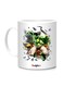 Styles Hulk 3D Break Through Printed Mug White/Green