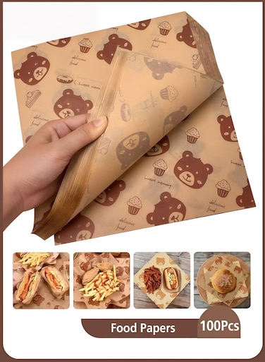 Sheets Sandwich Wrapping Paper, Waxed Baking Paper, Food Oil Absorbent Paper, Greaseproof Paper, Fried Chicken Insulation Paper