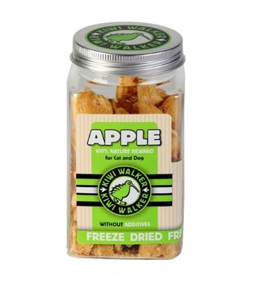 KIWI WALKER Freeze Dried Grain Free Snack Apple Dog &amp; Cat Treats 45G
