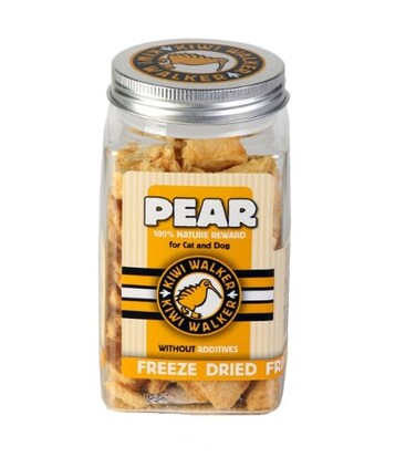 KIWI WALKER Freeze Dried Grain Free Snack Pear Dog &amp; Cat Treats
