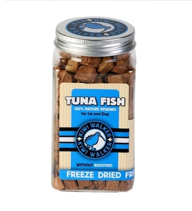 KIWI WALKER Freeze Dried Grain Free Snack Tuna Cubes Dog &amp; Cat Treats 85G
