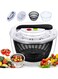 5L Salad Spinner ,One-handed Easy Press Large Vegetable Dryer, with Secure Lid Lock &amp; Rotary HandleDry Water&iuml;&frac14;&OElig; Quickly,Vegetable Washer Spinner Dryer,for Washing Vegetable