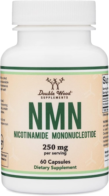 Double Wood Supplements NMN 250mg Per Serving (Nicotinamide Mononucleotide), to Boost NAD+ Levels More Effectively Than Riboside for Anti Ageing by (60 Capsules)