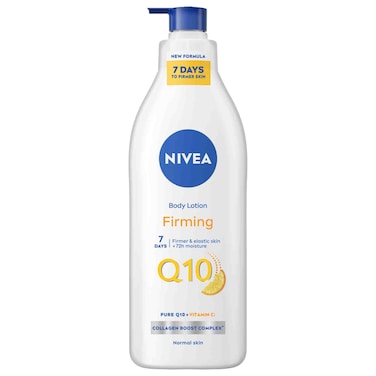 NIVEA Body Lotion, Normal Skin, Firming, Q10 + Vitamin C, 400ml