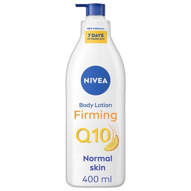 NIVEA Body Lotion, Normal Skin, Firming, Q10 + Vitamin C, 400ml