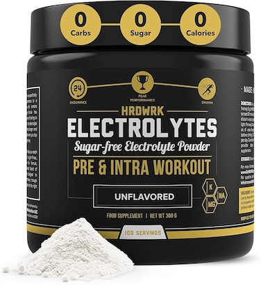 Hydrolyte - 100 Servings Sugar Free Electrolyte Powder with Magnesium, Potassium and Sodium - Boost Endurance and Reduce Fatigue with This Electrolyte Supplement - Maximum Hydration - Keto Friendly