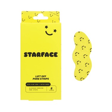 Starface Lift Off Pore Strips, Blackhead Remover, Deep Cleansing Nose Strip, Patches for Pores (8 count)