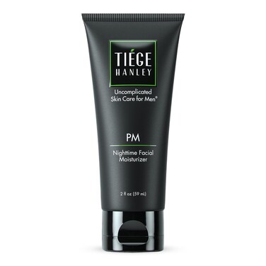 Tiege Hanley Mens Night Cream for Face, PM Bedtime Facial Moisturizer - Anti-Aging Night Time Wrinkle Cream for Men with Sensitive Skin - Overnight Moisturizer for a Soft, Smooth, &amp; Hydrated Skin