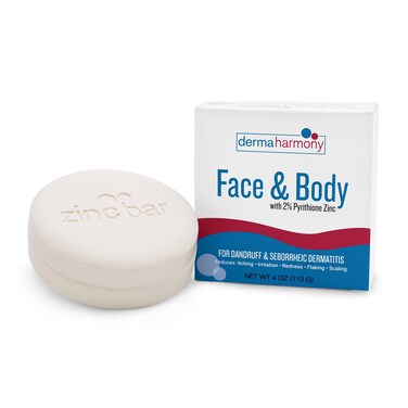 Dermaharmony2% Pyrithione Zinc Face &amp; Body Cleansing Bar (4 oz)