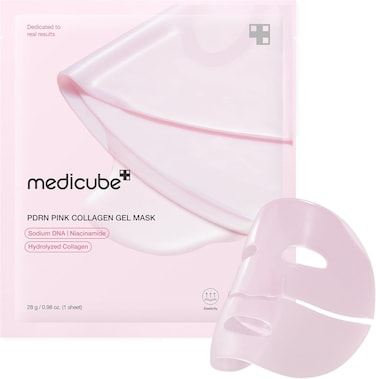 قناع جل الكولاجين الوردي من Medicube PDRN