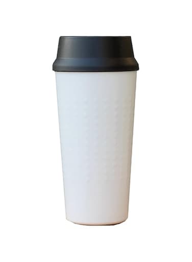 X IANGYU Stainless Steel Vacuum Insulated Flask 360ml, Leak-proof, BPA-free Double Walled Thermal Mug for Coffee &amp; Tea, Sports Water Bottle, Travel Water Bottle for Hot or Cold Drink White