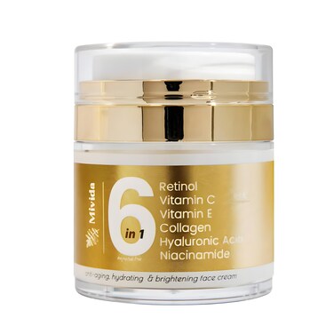 Advanced Retinol Cream for Face - All-In-One Anti-Wrinkle Collagen moisturizer for Face &amp; Neck, Firming, Lifting, Renewing, Retinol, Vit C, E, Collagen, Hyaluronic, Niacinamide, 1.7 fl oz