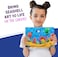Creoos Seashell Painting Kit for Kids Arts and Crafts Toys 11 Seashells 8 Paints Canvas and Clay Craft Summer Kid Beach Activities Kits Art Set DIY Supplies Games Birthday Gifts Toys for Girls Boys