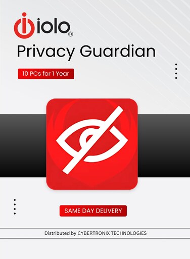 Iolo Privacy Guardian   10 Devices for 1 Year   Digital License   SAME DAY DELIVERY