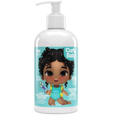 CurlyBaby Curly Moisturizing Smoothie Leave-In Conditioner, 8oz