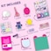 Creoos Sewing Kit for Kids Arts &amp; Crafts for Kids Embroidery Kit 6 DIY Sewing Projects Stuffed Plush Craft Pillow Organizer Unicorn Toys for Girls Stickers Activities Art Set Supplies Birthday Gifts