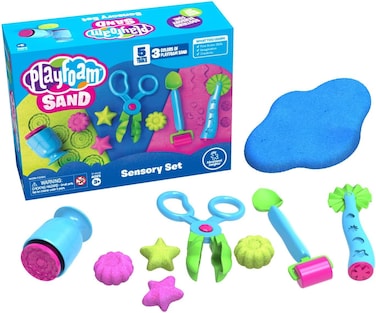 Educational Insights Playfoam Sand Sensory Set, Play Sand, Sensory Toy for Boys &amp; Girls, Ages 3+
