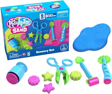 Educational Insights Playfoam Sand Sensory Set, Play Sand, Sensory Toy for Boys &amp; Girls, Ages 3+