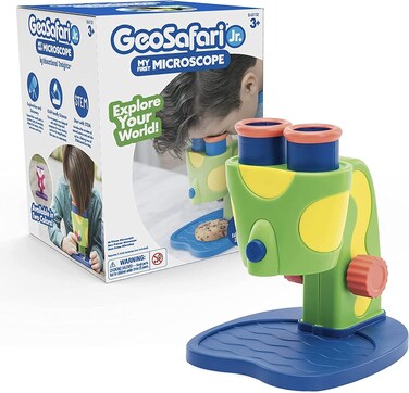 Educational Insights GeoSafari Jr. My First Kids Microscope Toy, Preschool Science, STEM Toy, Gift for Boys &amp; Girls, Ages 3+