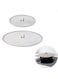Joyzzz Splatter Guard, 2Pack Large 13 Inch and Small 10 Inch Shield Stainless Steel Splatter Shield Set, Grease Splatter Screen Universal for Frying Pan Stainless Steel Oil Splash Guard