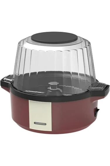 700W Electric Popcorn Maker, 2.5L Capacity, Nonstick Plate, Fast Heating, Cool-Touch,