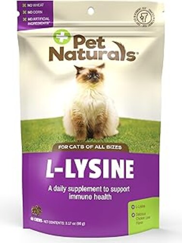 Pet Naturals of Vermont 60 L-Lysine Chew for Cats