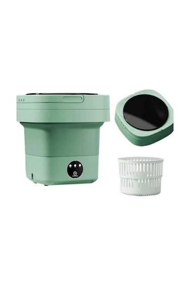 Portable Foldable Washing Machine 8L Green