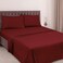 CRAFT&Acirc;&reg; 4-Piece Stripe Bed Sheet Set - Burgundy, Twin