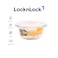 LocknLock 870ml Oven-Safe Borosilicate Glass Round Container with Airtight Lid - Microwave, Freezer, and Dishwasher Safe