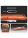 Mobcos iPhone 17 Orange Elite Ring Premium Silicone MagSafe Case for iPhone   Silky Soft Touch   Military-Grade Shockproof Protection   Strong Magnetic Compatibility   Luxury Slim Cover