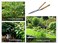 Beorol Pruning Scissors Hedge Shears Clippers With Long Wooden Handle For Lawn And Garden
