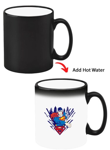 Color Changing Heat Sensitive Ceramic Mug, Image Revealed When HOT Liquid is Added! Superman