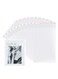 100Pcs 8 x 12 inches Clear Resealable Poly Mailers Bag,Self Adhesive Sealing OPP Cello Bags for Bakery Cookies Candy Treats Decorative Wrappers (Pack Of 100)