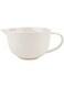 Gaolinci Simple Solid Color Kitchen Ceramic Mixing Bowl, 1 Quart Large Bowl, with Pouring Spout and Handle
