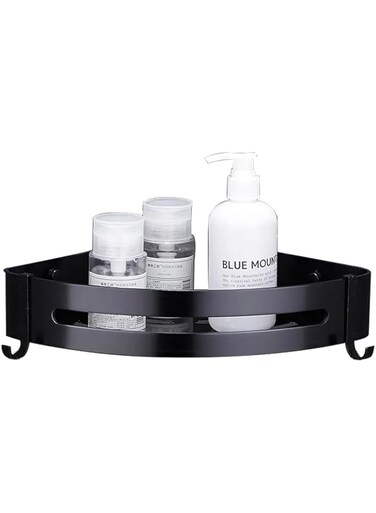 JVHLOV Shower Caddy Corner, Adhesive Wall Mounted Shower Caddy, with No Drilling Adhesive Pads Shower Caddy Basket, for Wetroom