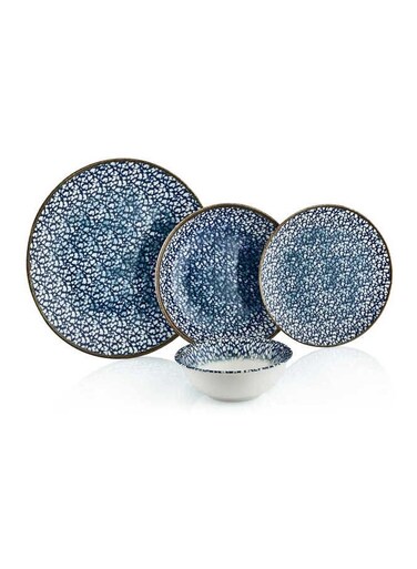 OMS 11118 Aria 24 Pcs Porcelain Dinner Set For Family Functions, No Fade Design