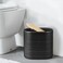 10 Piece Black Bamboo Plastic Bathroom Accessories Set