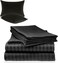 Zone Standard Pillowcase Set - Black Striped