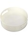 Storage Box, Multi Function Rotating 360 Degree Storage Tray, with Anti-slip Bottom Spice Bottle Storage Suitable for Condiments, Cosmetics, Fruits, Etc (White)