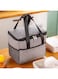 ORI-PANDA Lunch Box Lunch Bag For Men Women Large Capacity Lunchbox Reusable Office Lunch Bags Insulated Lunch Bag Kids Lunch Box Cooler Travel Cooler Bag For Airplane (Grey, Extra Large)