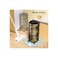 Rolling Storage Cart, Mobile Mesh Organiser with Wheels, White Metal Basket Tower for Kitchen