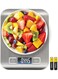 Care Digital Kitchen Scale, Multifunction Food Scale With LCD Display Stainless Steel Platform, High Accuracy, Ultra Slim,Tare Function Silver